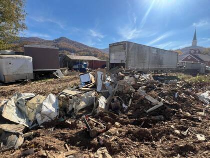 Desolación en Swannanoa, en el oeste de Carolina del Norte, tras el paso de Helene