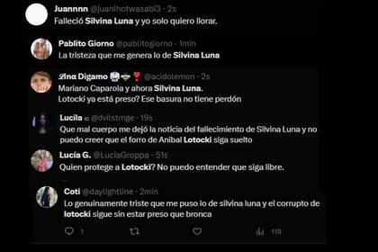 Despidieron a Silvina Luna con un contundente pedido de justicia (Captura Twitter)