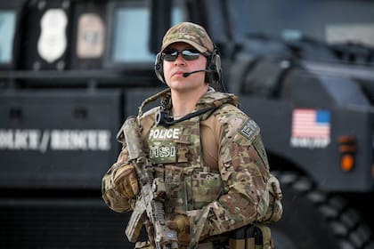 Despliegue de fuerzas de seguridad en Estados Unidos en medio de las protestas contra las redadas migratorias.