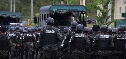 Despliegue de la Policía Militar de Honduras 