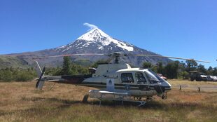 Desprendimiento de rocas en el volcán Lanín: al menos dos heridos graves