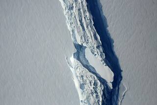 En la Antártida, se desprendió un iceberg dos veces mayor a la Capital Federal