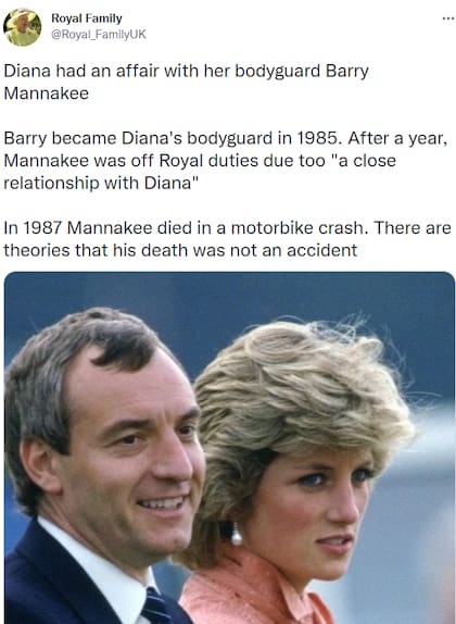 Después de conocerse la versión del personal de seguridad, los usuarios comenzaron a especular sobre la relación de Mannakee con la princesa