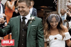 Son hijos de dos leyendas del rock y se casaron en una fabulosa boda: las fotos y todos los detalles