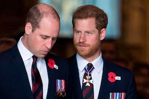 Tensión: William y Harry, juntos por primera vez en público tras la entrevista