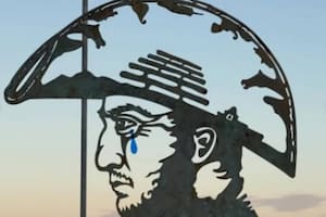 Intervinieron una figura de San Martín en San Lorenzo tras la polémica por el sable corso