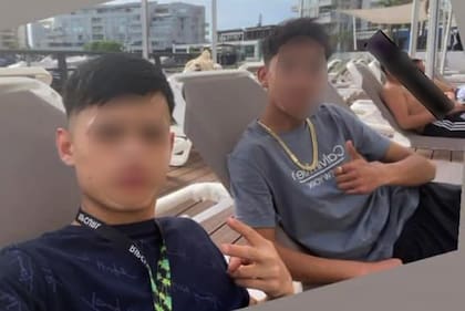 Después de los golpes que protagonizaban en San Isidro, los integrantes de la banda del Millón celebraban en Nordelta