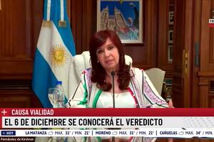 Después de que Cristina Kirchner expusiera sus “últimas palabras” en el juicio donde se la acusa de dirigir una asociación ilícita, el tribunal que la juzga anunció la fecha en que dará a conocer su veredicto