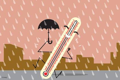 Después de una semana con mucho calor, el sábado llega el alivio con lluvias y un importante descenso de la temperatura