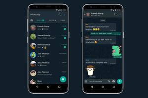 Ahora es oficial: WhatsApp anunció el modo oscuro para iPhone y Android