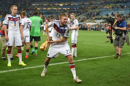 Después del partido, Kramer pudo celebrar ser campeón del mundo