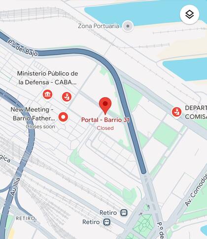 Destacamento policial del Barrio 31/31 bis, Retiro.