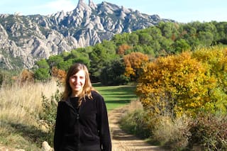 Vive en un pueblito catalán, y cuenta lo maravilloso y lo que cuesta