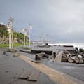 Graves destrozos en la costa céntrica de Mar del Plata por la ciclogénesis