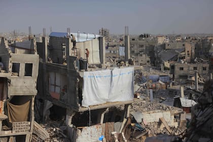 Destrucción en Khan Yunis