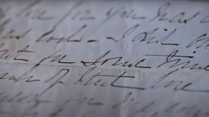 Detalle de carta de Madeleine, de las decenas encontradas entre las posesiones de Emile.