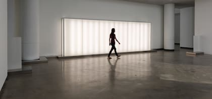 Detalle de "Conexión de tres espacios", exhibida por primera vez en el Di Tella en 1966