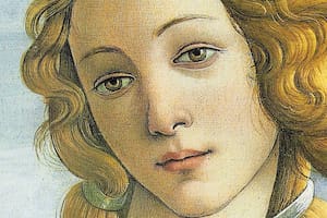 Detalle de El nacimiento de Venus