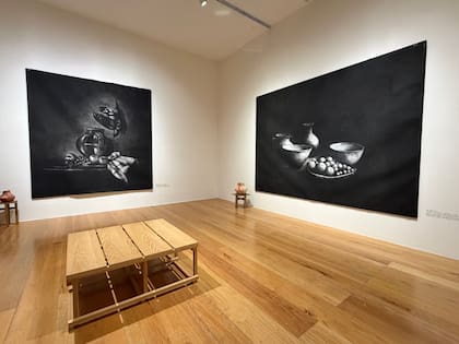 Detalle de "Estudio para la restauración de un perfil II", de Ana Gallardo