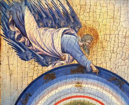 Detalle de "La creación del mundo y la expulsión del paraíso", de Giovanni di Paolo, 1445.