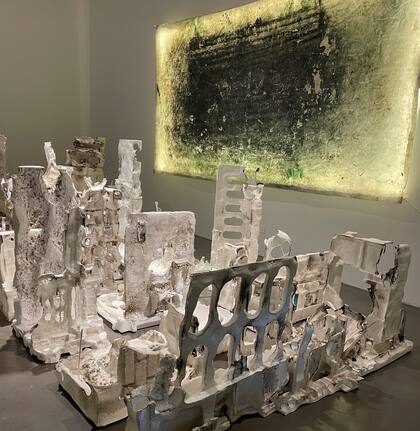 Detalle de la muestra "Hay afuera de acá", de Andrés Waissman, en Gachi Prieto