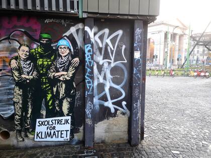 Detalle de la obra, antes del ataque