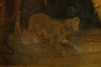 Detalle de La ronda de noche, de Rembrandt (pintada entre 1640 y 1642)