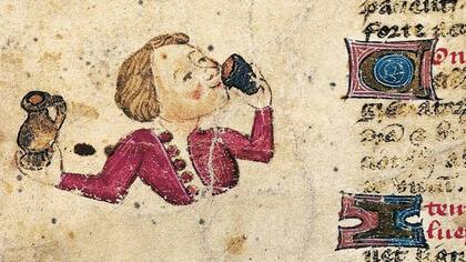 Detalle de página de De Arte Phisicali et de Cirurgia por John Arderne, manuscrito latino, siglo XV