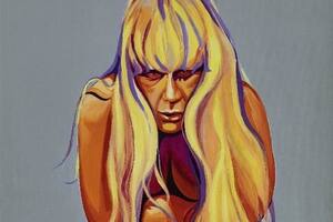 Detalle de una de las sesenta obras que se exhiben en la muestra antológica de Colección Amalita