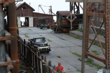 Detalle de una maqueta de United Scale Arts