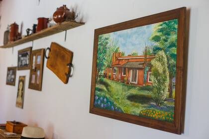 Detalles de la casona de Arroyo de Luna.