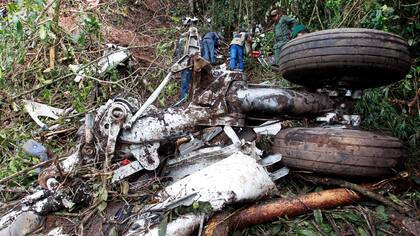 Así quedó el avión