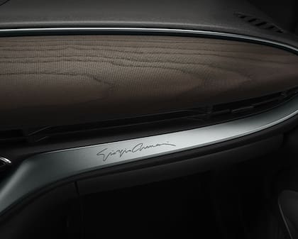 Detalles en el Fiat 500e Giorgio Armani Collector’s Edition