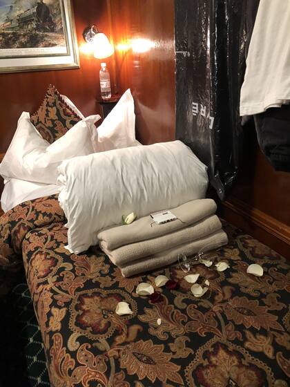 Detalles y calidez en uno de los camarotes