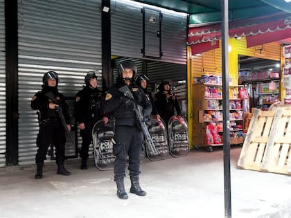 Detectives e Infantería porteña concretaron un allanamiento en el conurbano