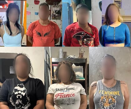 Detenidos en los allanamientos antidrogas en la Ciudad