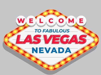 Detrás de cada letra de “WELCOME”, se oculta un dólar de plata: un guiño al apodo de Nevada como el "Estado Plateado" y símbolo de buena suerte para los visitantes.