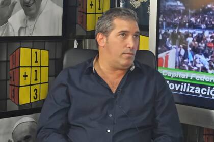 Fabián Hermoso, uno de los sindicalistas que viajó con Triaca a Europa