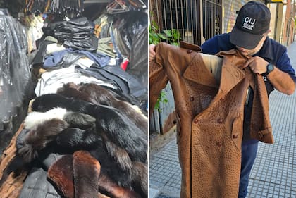 Detuvieron a un hombre que vendía indumentaria confeccionada con pieles de animales en peligro de extinción