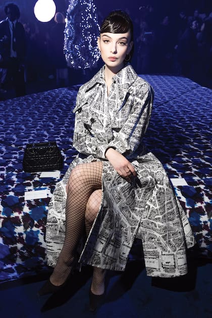 Deva Cassel en el desfile de la colección de mujeres otoño-invierno 2023/2024 de Christian Dior en la Semana de la Moda en París, en febrero de este año.