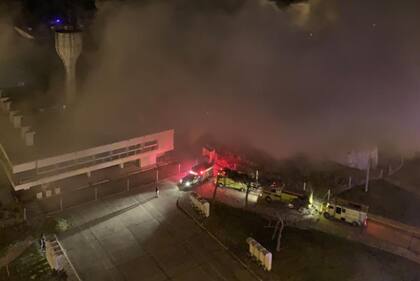 Devastador incendio en el casino de Necochea