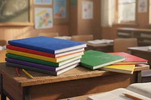 Revelaron la razón sobre por qué los cuadernos escolares tienen tapa con diseño de telaraña