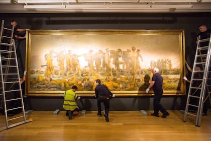 Devuelven al Museo de la Guerra Imperial el lienzo de Sargent el 19 de julio después de su restauración