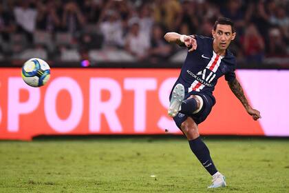 Di María anotó un golazo, que le dio otro título a PSG.