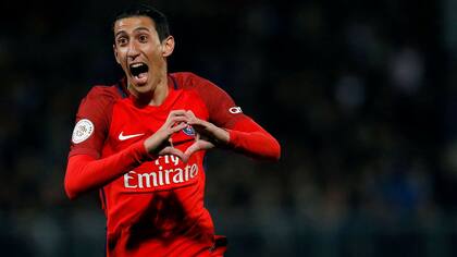 Di María festejó dos veces para el triunfo de PSG