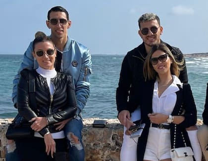 Di María y Paredes forjaron una gran relación entre ellos y sus esposas