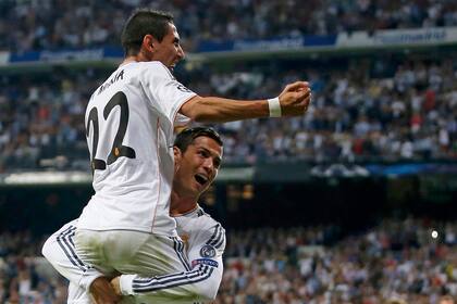 Di María y Ronaldo en Real Madrid