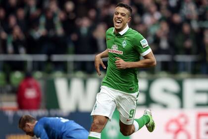 Di Santo anotó en el triufno de Werder Bremen