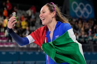 Día 6: Brignone culmina remontada, COI aparta a ucraniano y Kim se queda con triplete dorado