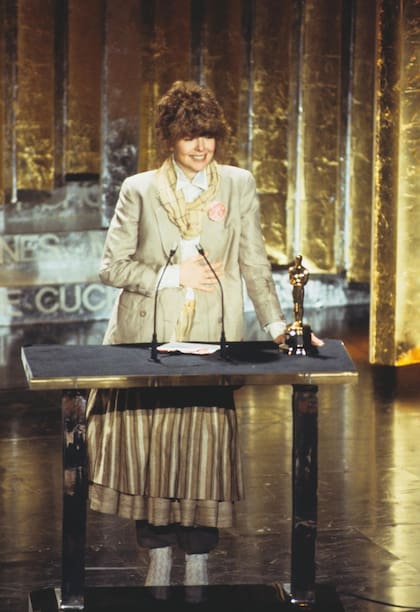 Diane Keaton en los Oscars de 1979.